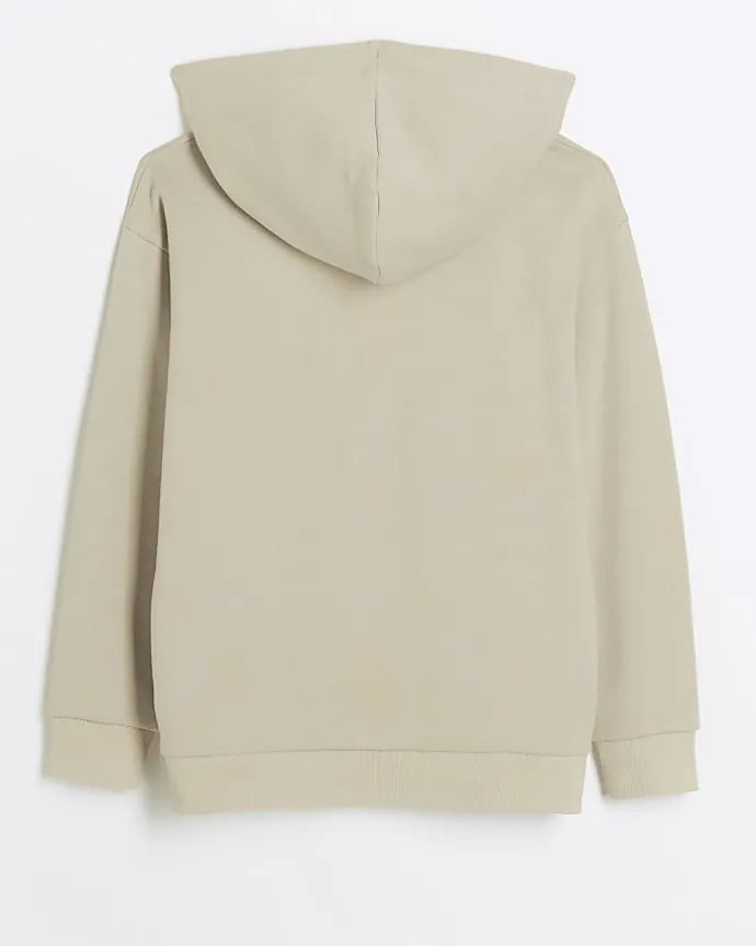 Boys stone RI logo hoodie