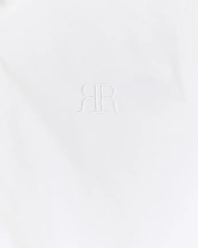 Boys white long sleeve oxford shirt
