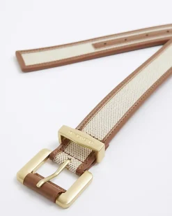 Brown Canvas Belt