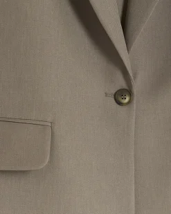 Brown light relaxed blazer