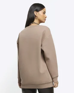 Brown Los Angeles graphic sweatshirt