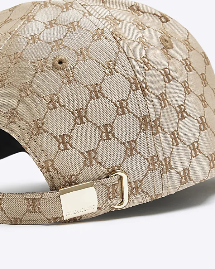 Brown RI monogram cap