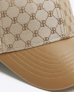 Brown RI monogram cap