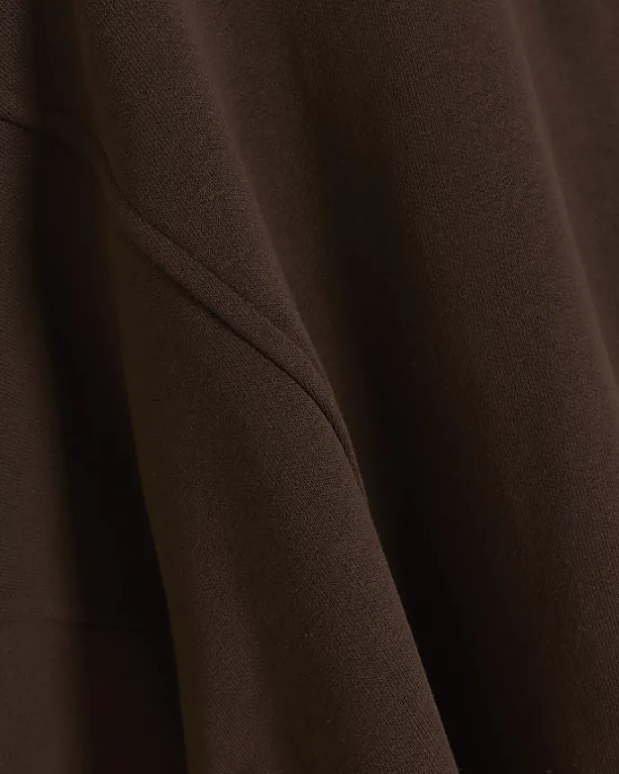 Brown zip up bomber sweatshirt