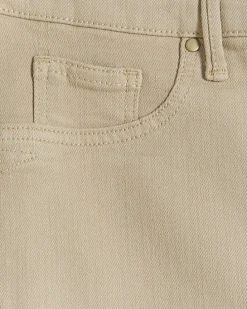 Cream mid rise bum sculpt jeggings