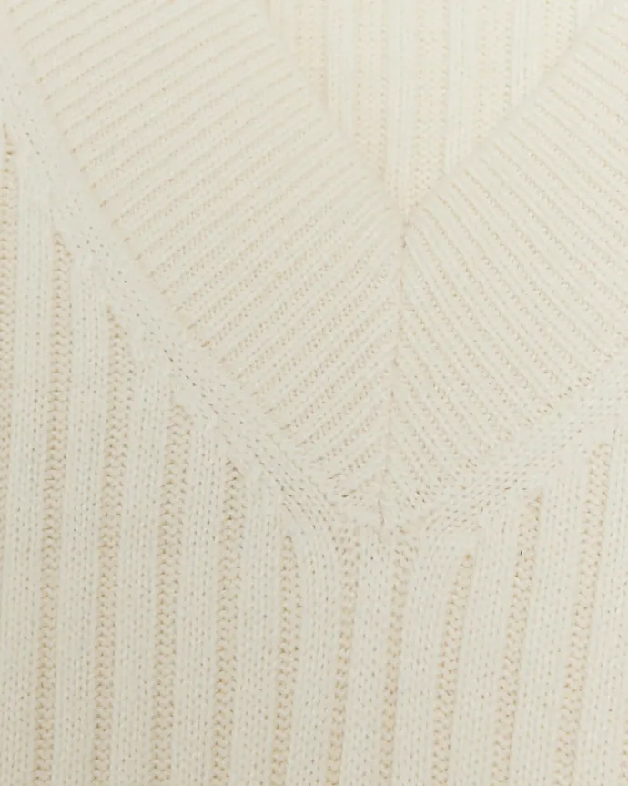Cream rib jumper maxi dress