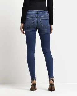 Dark blue molly maternity skinny jeans