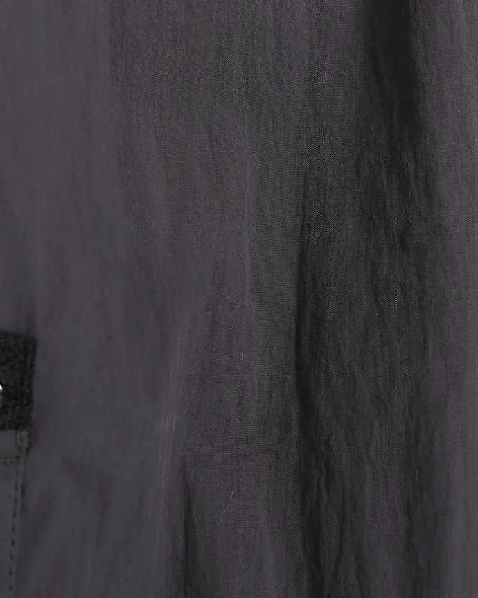 Dark grey regular fit cargo trousers