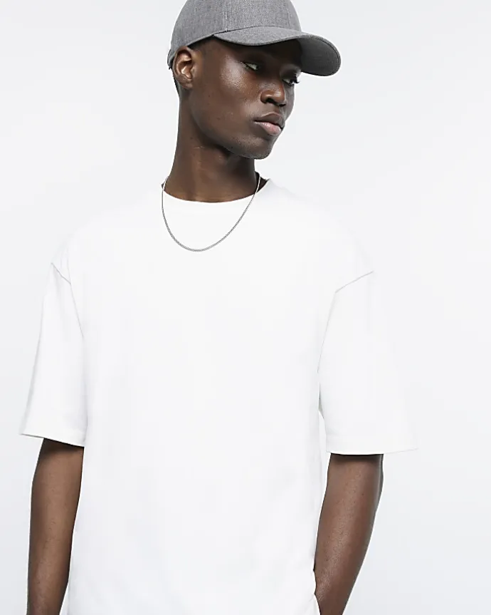 Ecru RI Studio oversized fit t-shirt