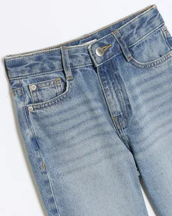 Girls blue mom jeans