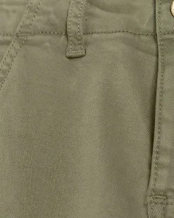Girls khaki cargo jeans