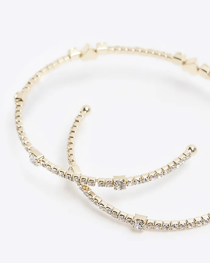 Gold Heart Tie Up Bracelet
