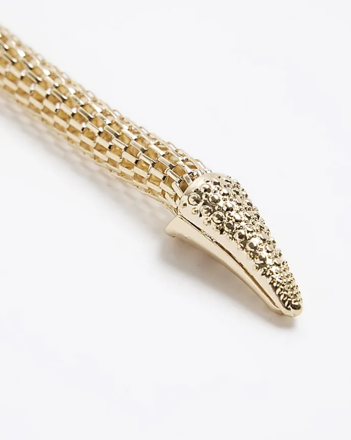 Gold Snake Layering Necklace