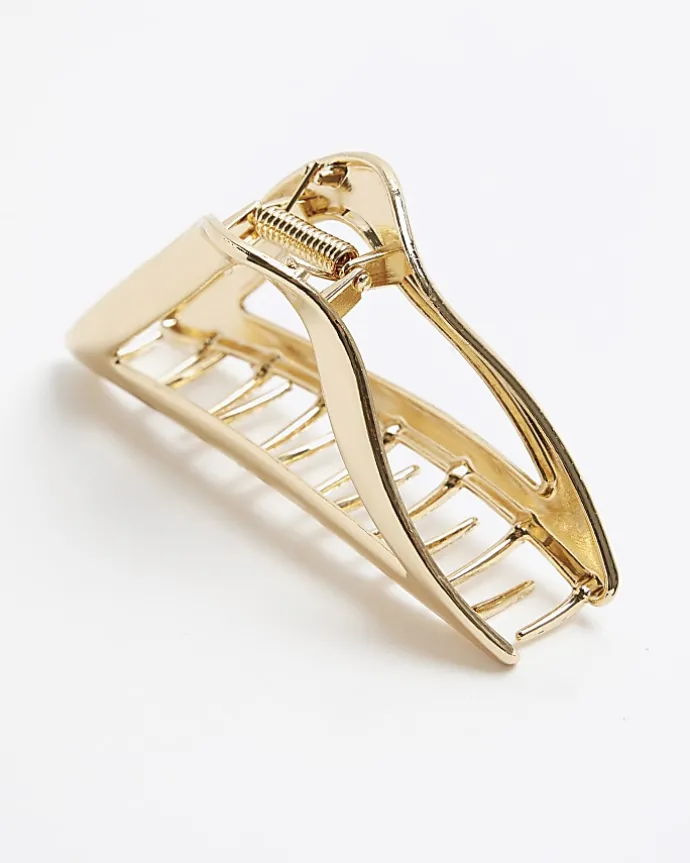 Gold Triangle Hair Claw