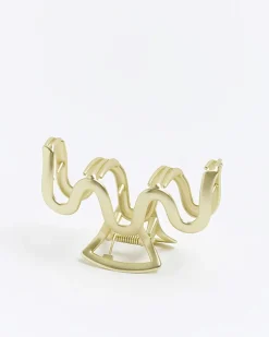 Gold Wiggle Hair Claw