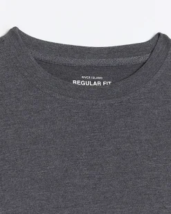 Grey marl regular fit t-shirt