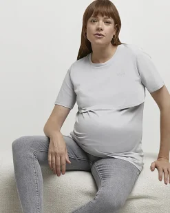 Grey nursing t-shirt multipack