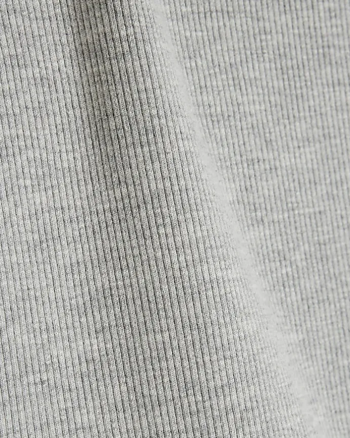Grey regular fit rib vest