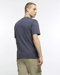 Grey RI studio slim fit t-shirt
