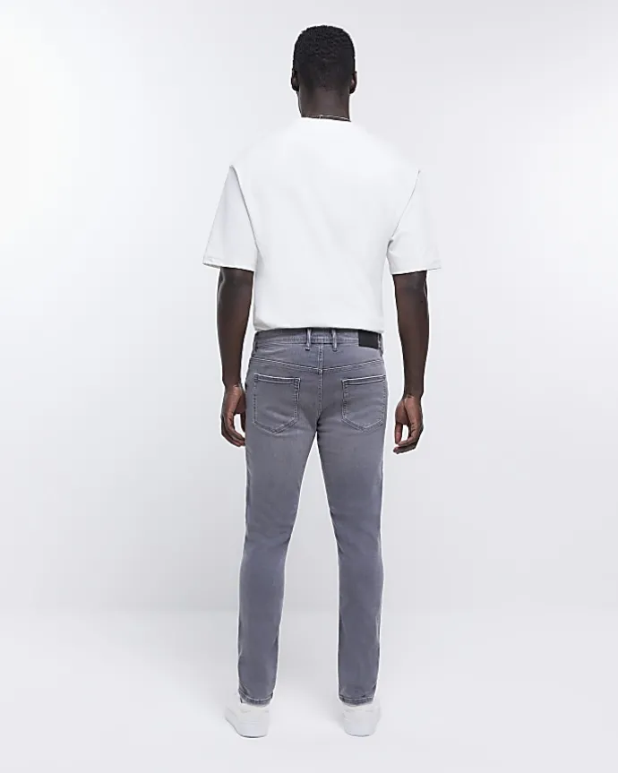 Grey skinny fit jeans