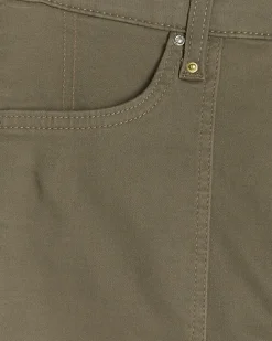 Khaki high waisted skinny jeans
