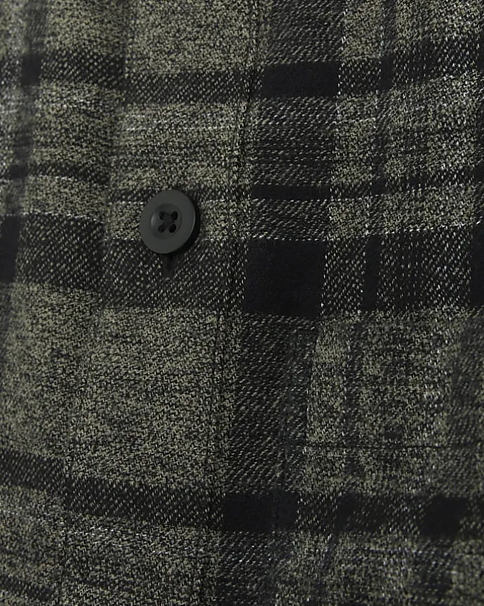 Khaki Regular Fit Check Shirt