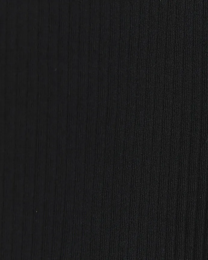 Mini girls black RI rib cycle shorts