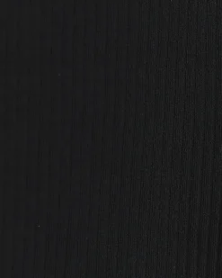 Mini girls black RI rib cycle shorts