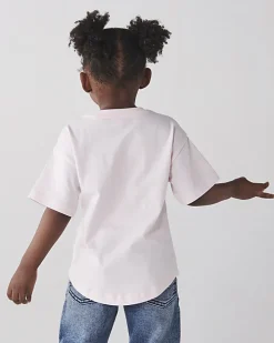 Mini girls pink bear graphic t-shirt