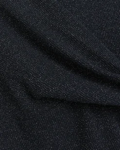 Navy glitter knot bodycon midi dress