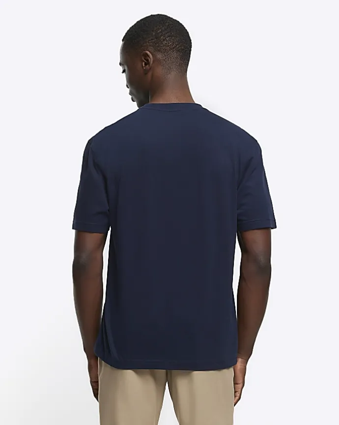 Navy regular fit t-shirt