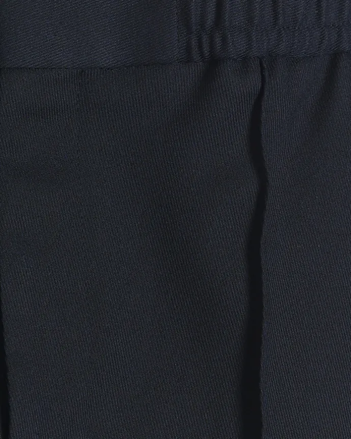 Navy slim fit smart joggers