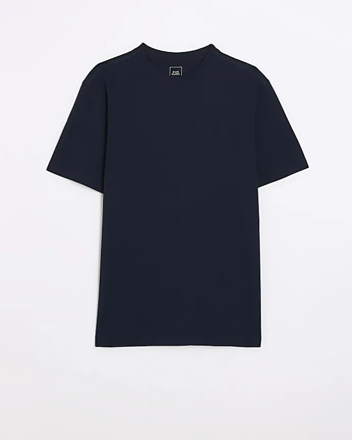 Navy slim fit t-shirt