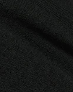 Petite black long sleeve jumper mini dress