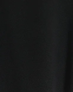 Petite black zip hem leggings