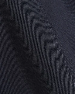 Petite Navy wide leg lyocell trousers
