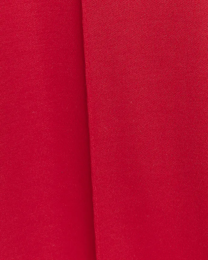 Petite red side stripe wide leg joggers