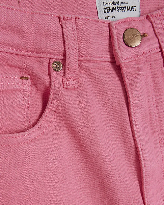 Pink high waisted bum sculpt jeggings