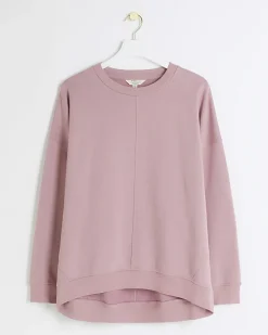 Pink oversized sweatshirt