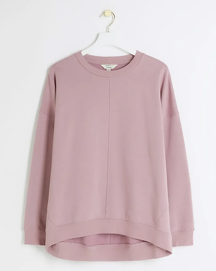 Pink oversized sweatshirt