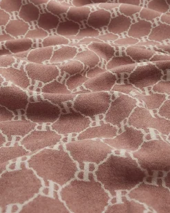 Pink RI Monogram Scarf