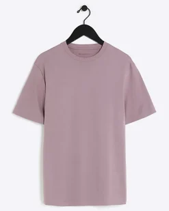 Pink RI Studio slim fit t-shirt