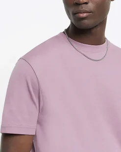 Pink RI Studio slim fit t-shirt
