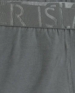 4PK Dark grey cotton stretch trunks