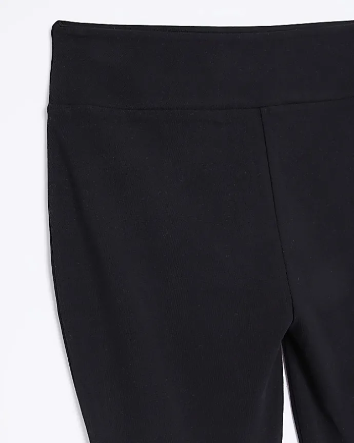 Plus black high waisted leggings