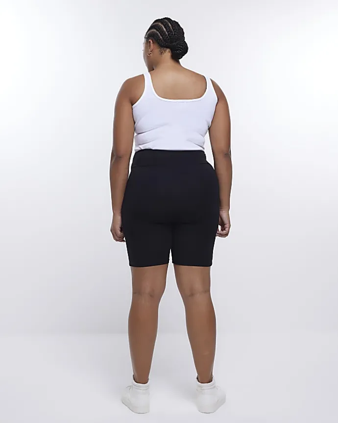 Plus black RI Active cycling shorts