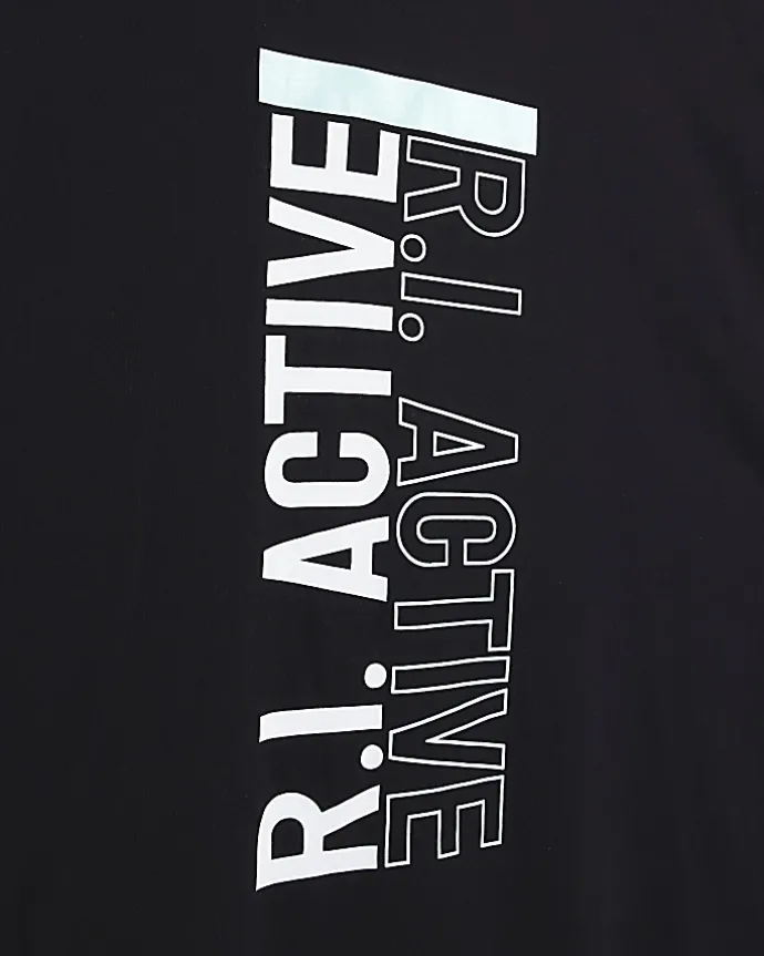 Plus black RI Active graphic print t-shirt