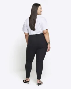 Plus black skinny trousers