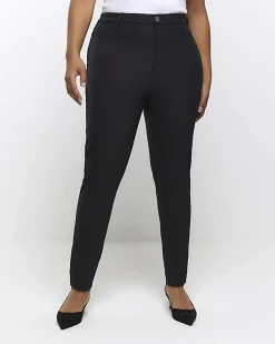 Plus black skinny trousers