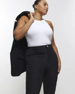 Plus black skinny trousers